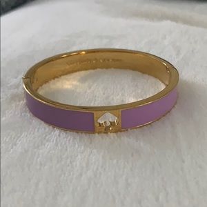 Kate Spade Purple Enamel Bangle